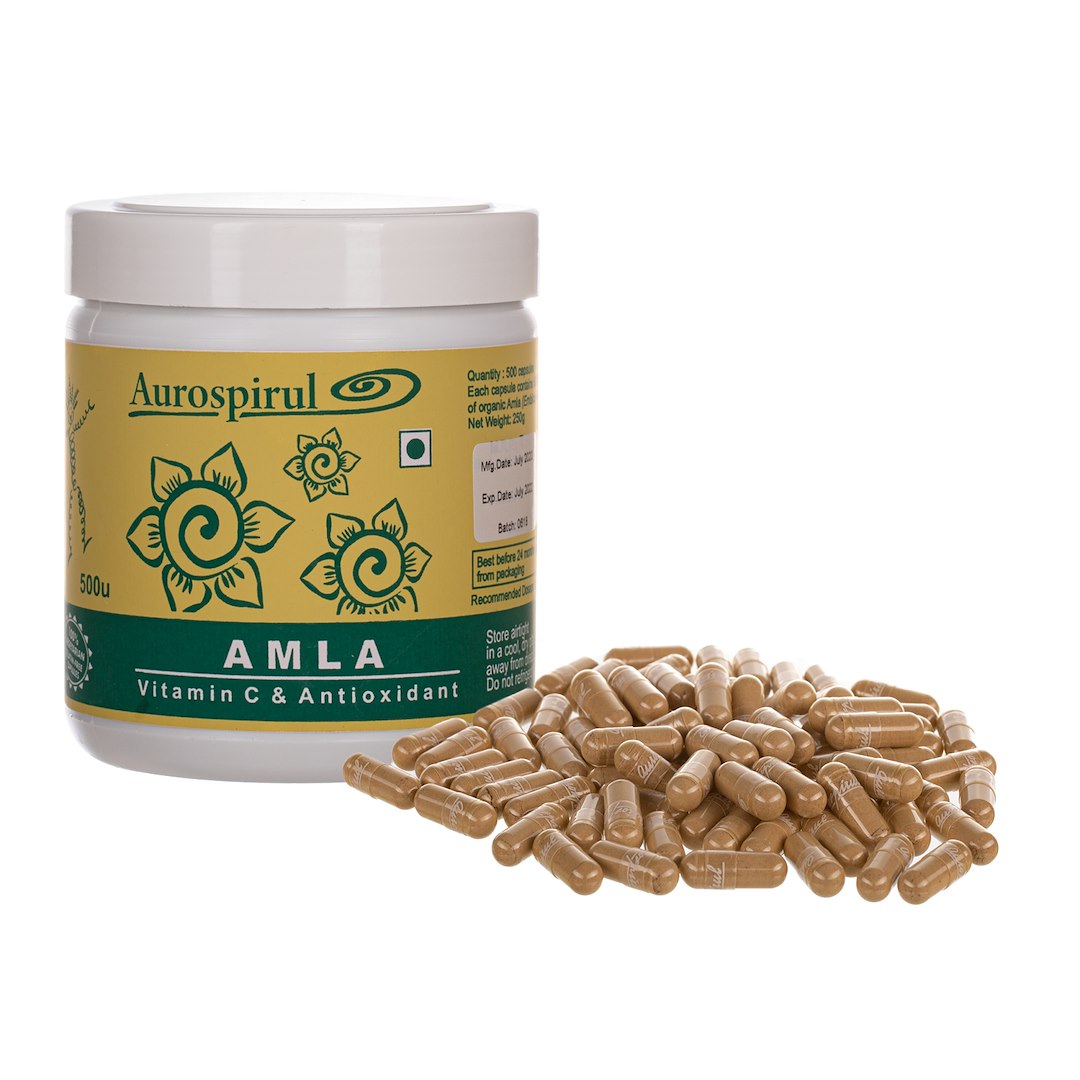 AUROSPIRUL Amla 500 kapsulių