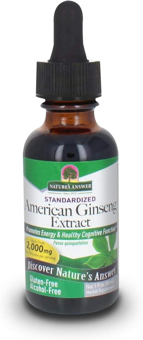 Nature's Answer Amerikos ženšenio ekstraktas 30 ml