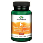 Swanson vitamino E mišrūs tokoferoliai 400 TV 100 kapsulių