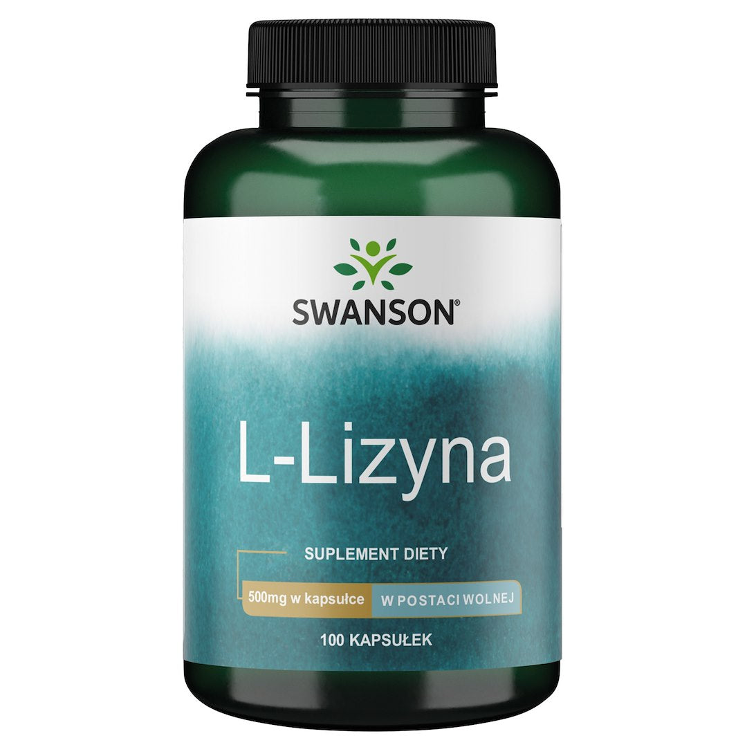 Swanson Lizinas - L-lizinas 500 mg 100 kapsulių