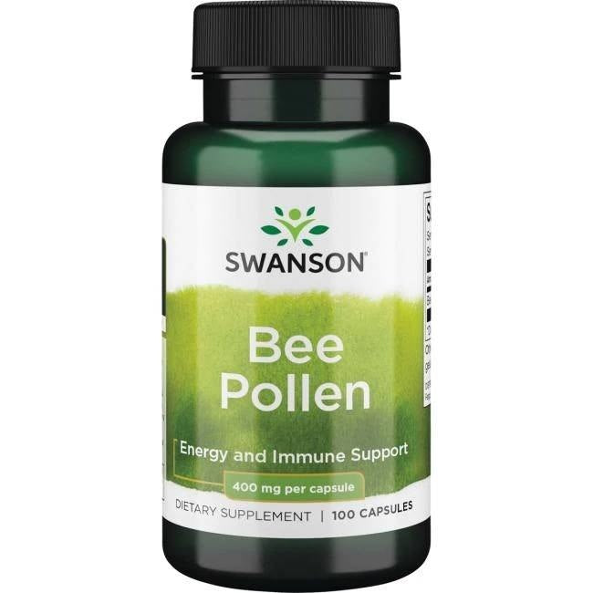 Swanson bičių žiedadulkės 400 mg 100 kapsulių