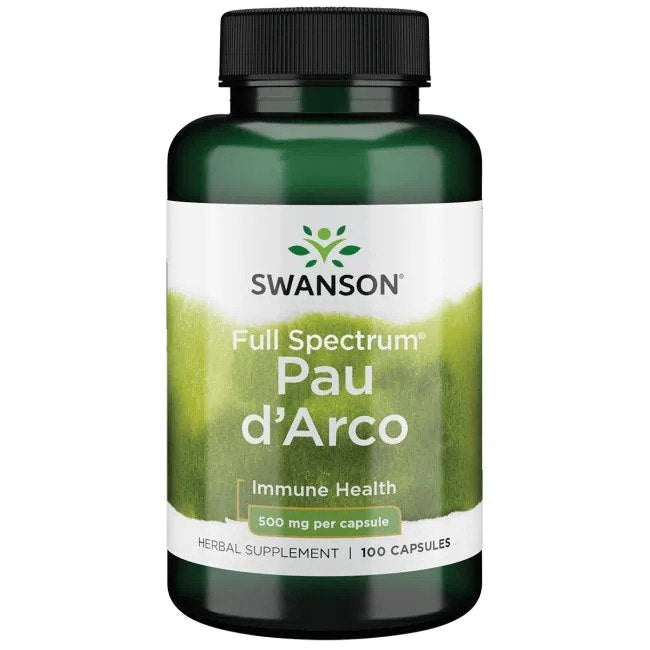 Swanson Pau d'Arco 500 mg 100 kapsulių