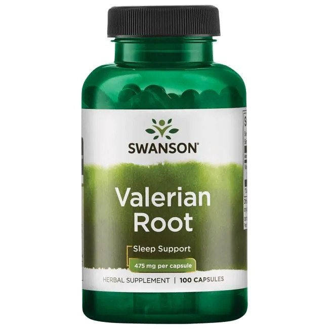 Swanson Valerijono šaknis 475 mg 100 kapsulių