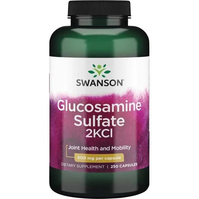 Swanson gliukozaminas 500 mg 250 kapsulių
