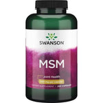 Swanson sieros MSM - metilsulfonilmetanas 500 mg 250 kapsulių