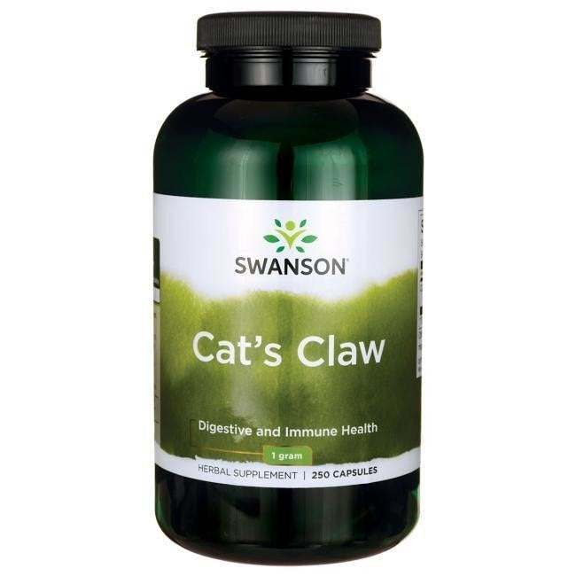 Swanson Katės letena 500 mg 250 kapsulių