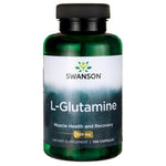 Swanson L-glutaminas 500 mg 100 kapsulių