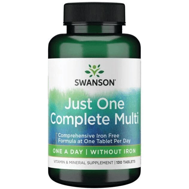 Swanson Just One Complete Multi - be geležies 130 tablečių