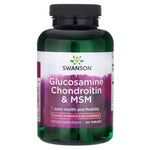 Swanson gliukozaminas/chondroitinas/MSM 500/400/200 mg 120 tablečių