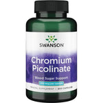 Swanson chromo pikolinatas 200 mcg 200 kapsulių