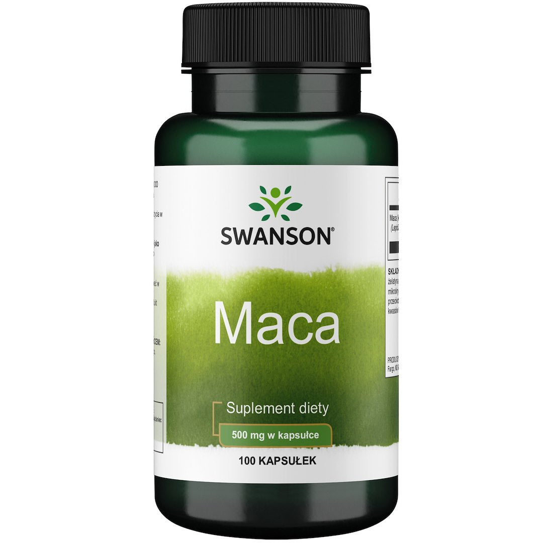 Swanson Maca 500 mg 100 kapsulių