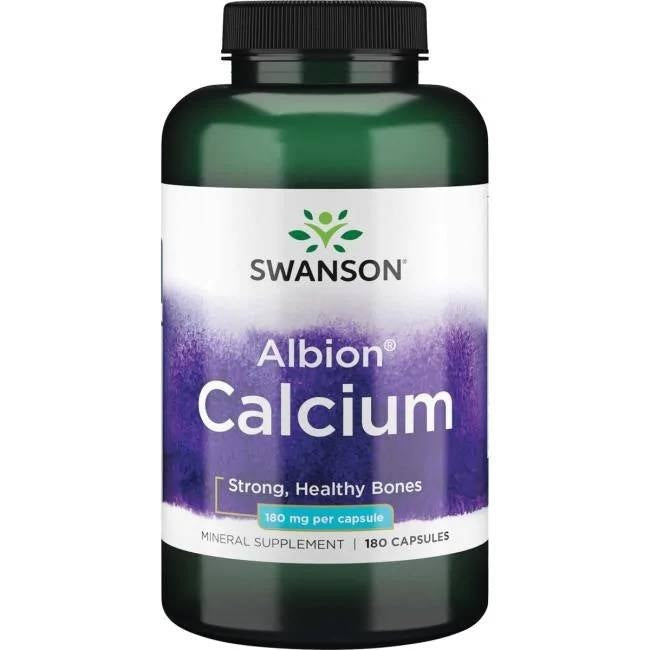 Swanson Albion kalcio chelatas 180 kapsulių
