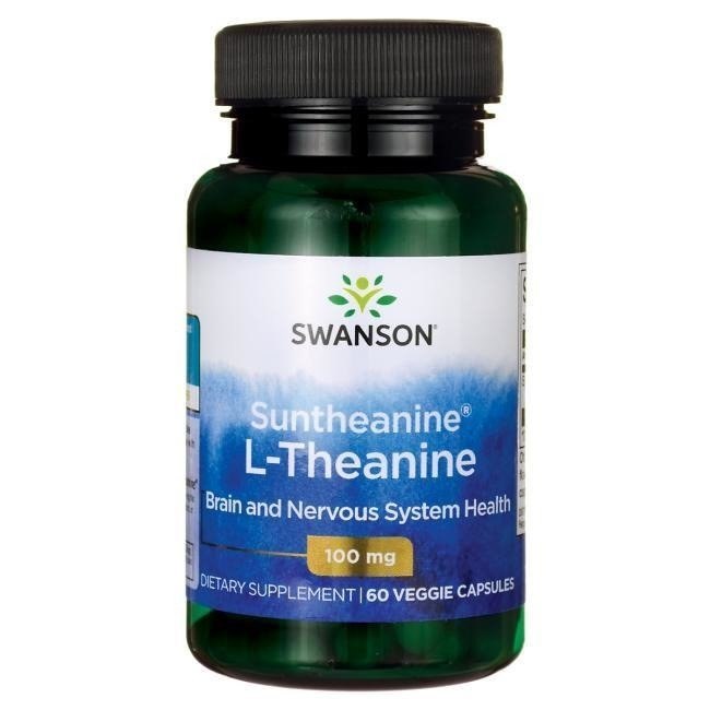 Swanson L-teaninas 100 mg 60 kapsulių
