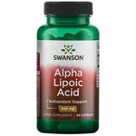Swanson alfa lipoinė rūgštis 600 mg, ALA 60 kapsulių