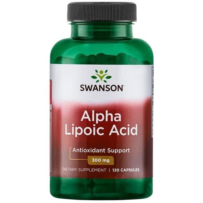 Swanson alfa lipoinė rūgštis 300 mg, ALA 120 kapsulių