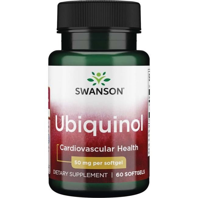 Swanson Ubichinolis 50 mg 60 kapsulių