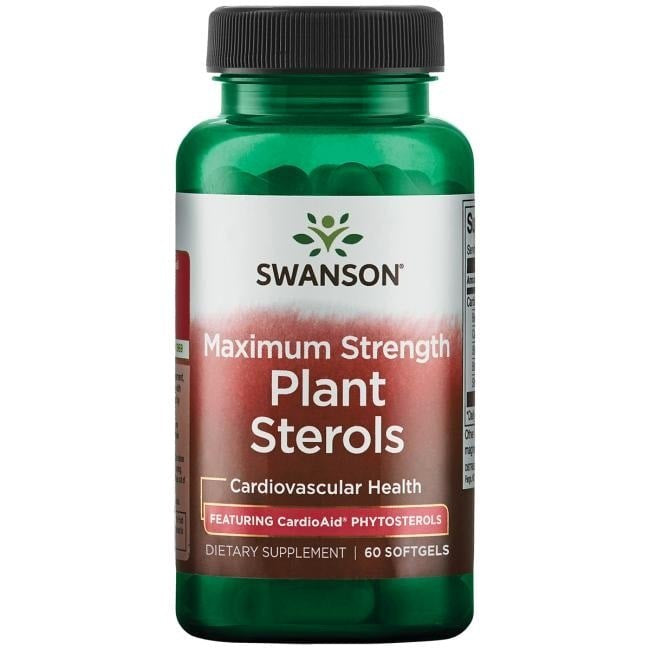 Swanson maksimalios stiprybės augaliniai steroliai 60 kapsulių