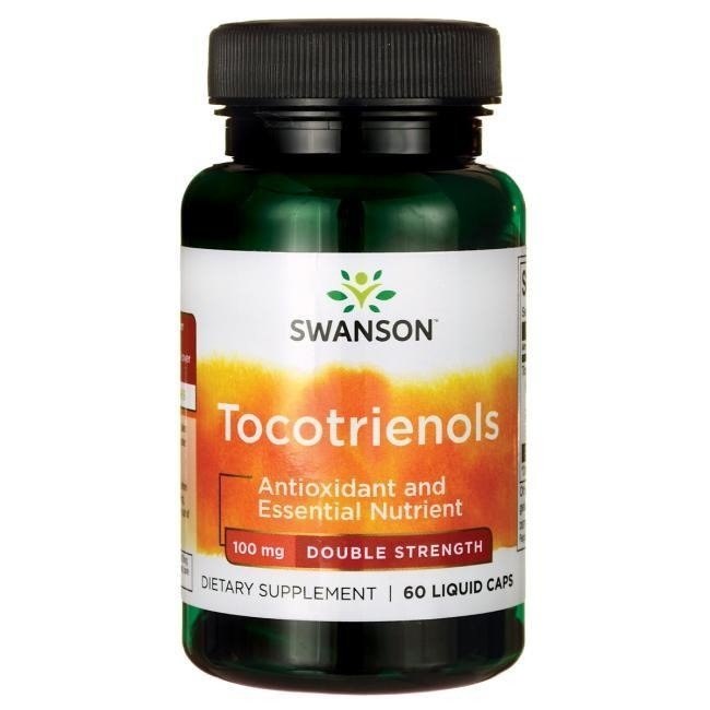 Swanson Tocotrienols Double Strength - Tocotrienols Forte 100 mg 60 kapsulių