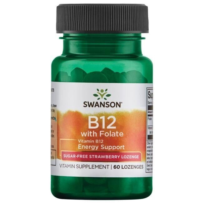 Swanson vitaminas B12 su folatais 60 tablečių