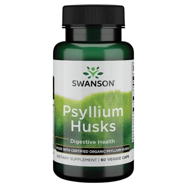 Swanson Psyllium Husk 625 mg 60 kapsulių