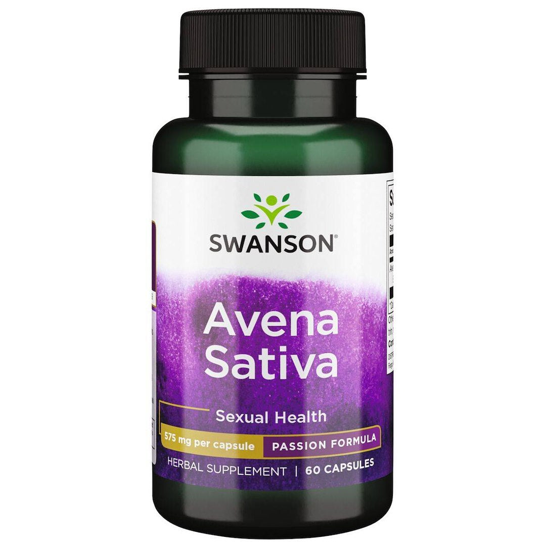 Swanson Avena Sativa 575 mg - avižos 60 kapsulių