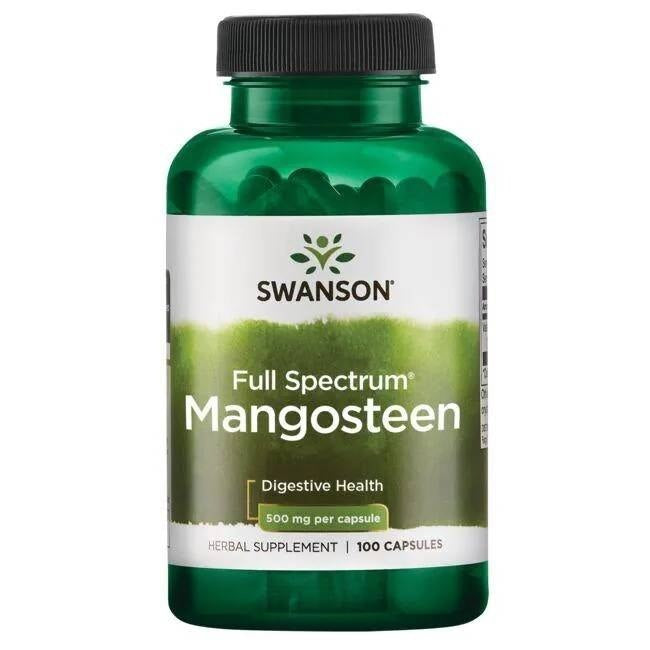 Swanson Mangostan 500 mg 100 kapsulių