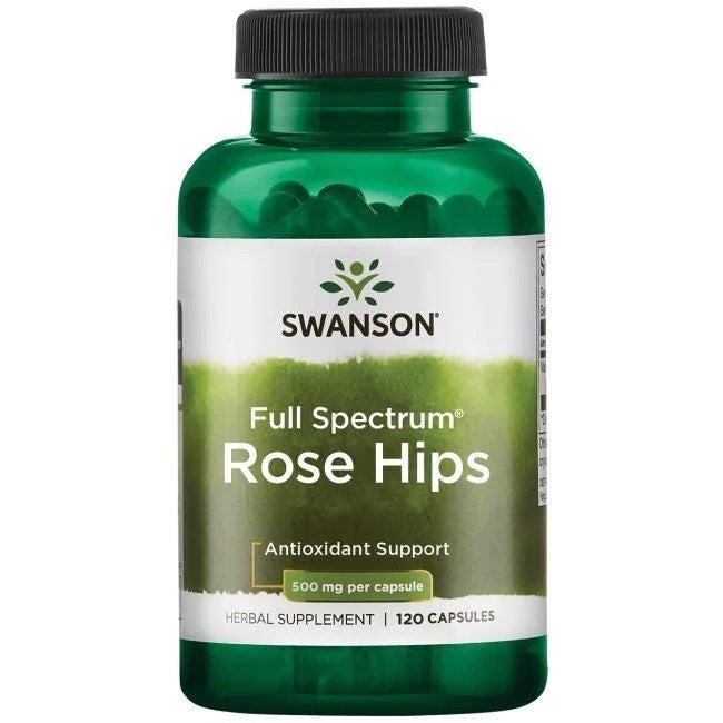 Swanson Erškėtuogės 500 mg 120 kapsulių