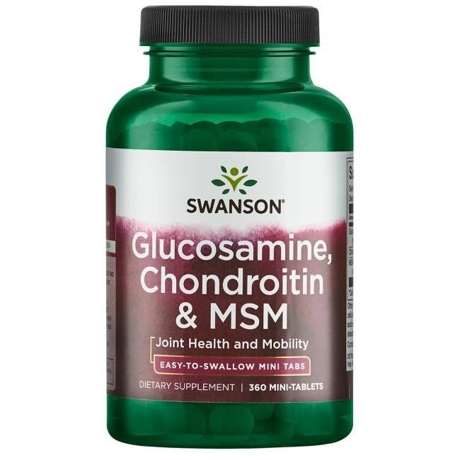 Swanson gliukozamino / chondroitino / MSM mini tabletės 360 tablečių