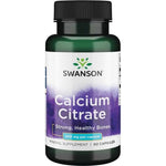 Swanson kalcio citratas 200 mg 60 kapsulių