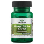 Swanson Ginkmedžio ekstraktas 60 mg 30 kapsulių