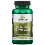 Swanson pilno spektro alyvuogių lapai 400 mg 60 kapsulių