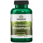 Swanson pilno spektro rozmarinas 400 mg 90 kapsulių