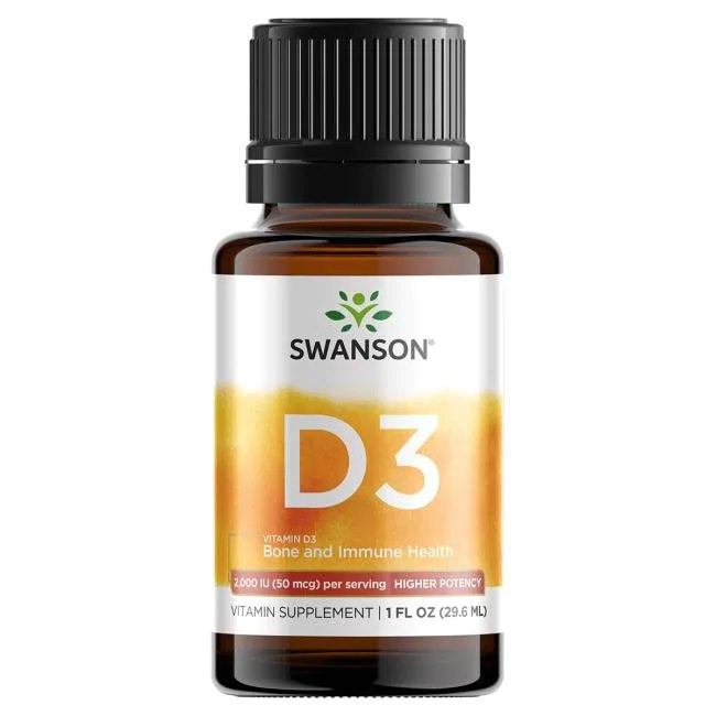 Swanson vitamino D3 skystis 29,6 ml