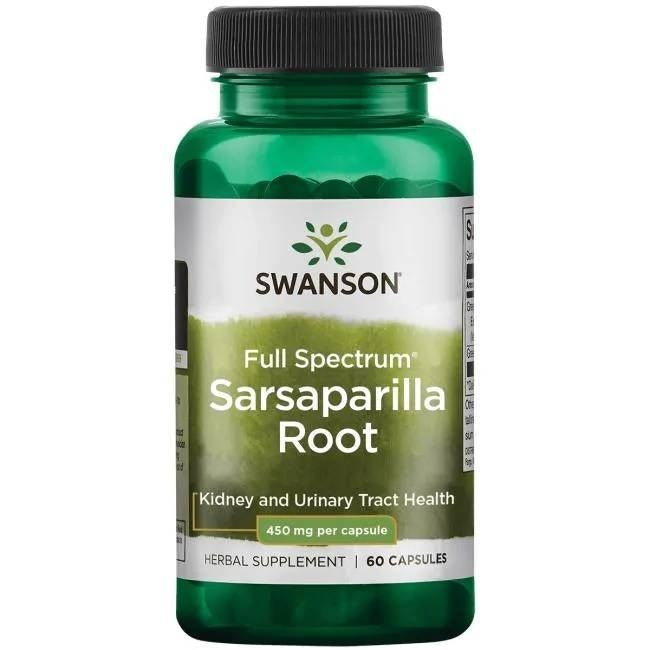 Swanson Sarsaparilla - Erškėtžolė 450 mg 60 kapsulių