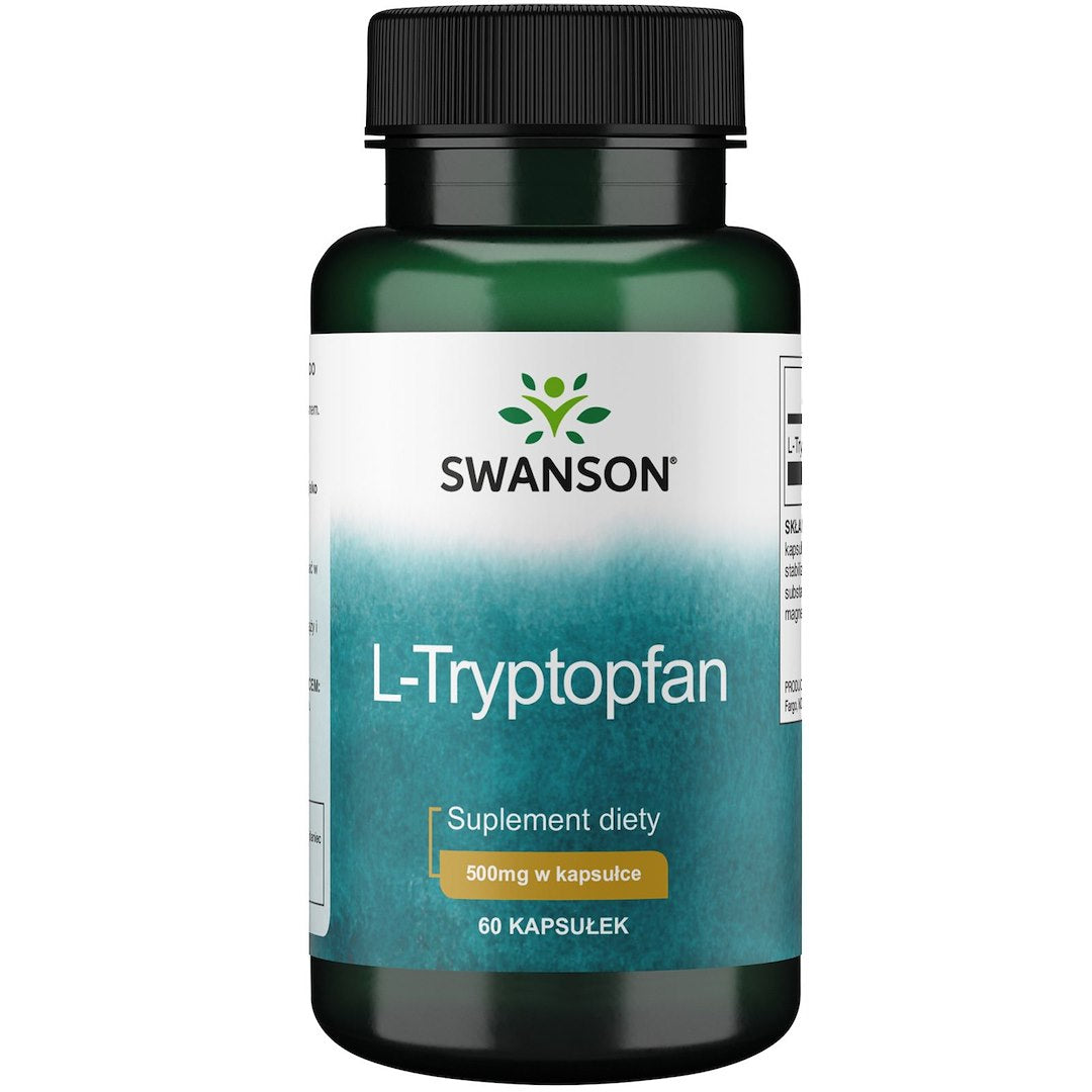 Swanson L-triptofanas 500 mg 60 kapsulių