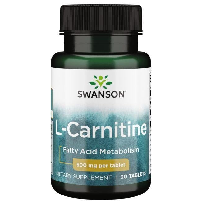 Swanson L-karnitinas 500 mg 30 tablečių