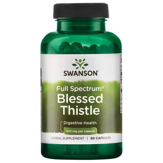 Swanson pilno spektro Blessed Thistle“ 400 mg 90 kapsulių