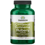 Swanson Cinamono ir Gymnema šilkmedžio kompleksas 120 kapsulių