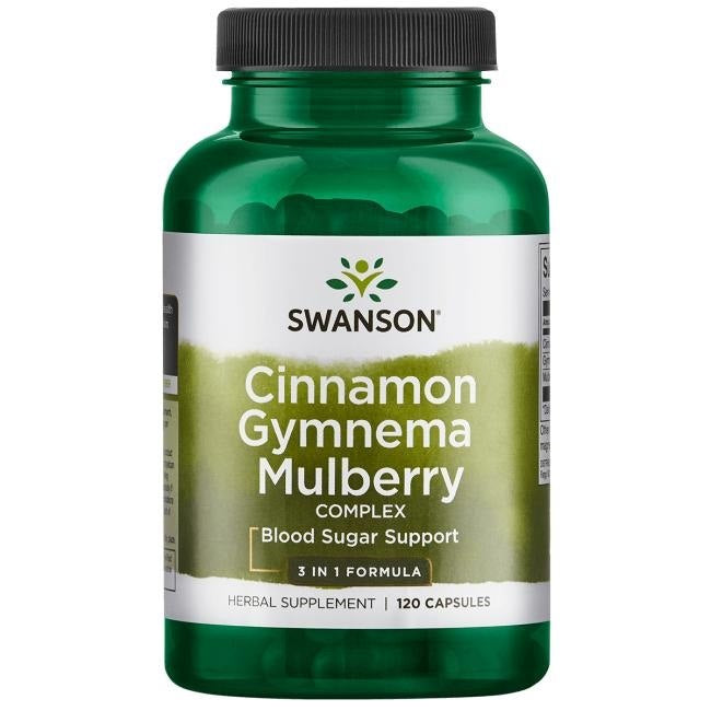 Swanson Cinamono ir Gymnema šilkmedžio kompleksas 120 kapsulių