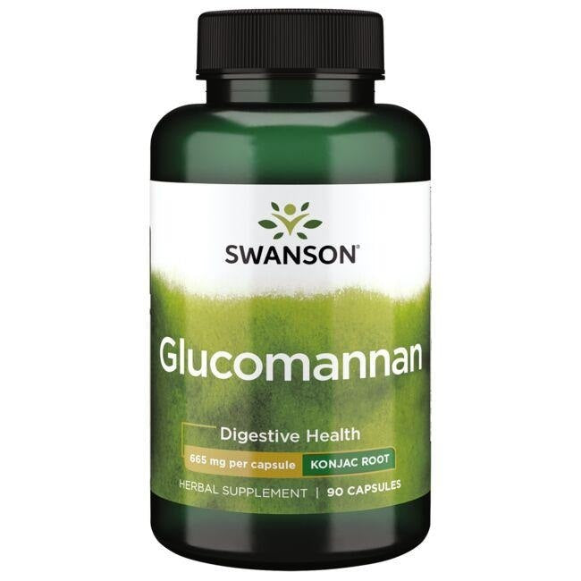 Swanson Gliukomananas 665 mg 90 kapsulių