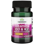 Swanson vitaminas K2 ir D3 60 kapsulių