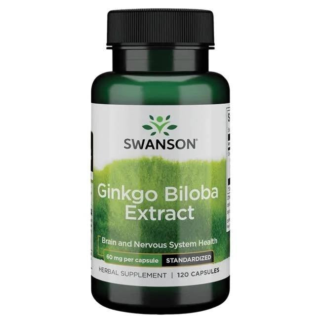 Swanson Ginkgo Select 60 mg 120 kapsulių