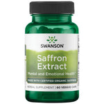 Swanson šafrano ekstraktas - šafranas 30 mg 60 kapsulių