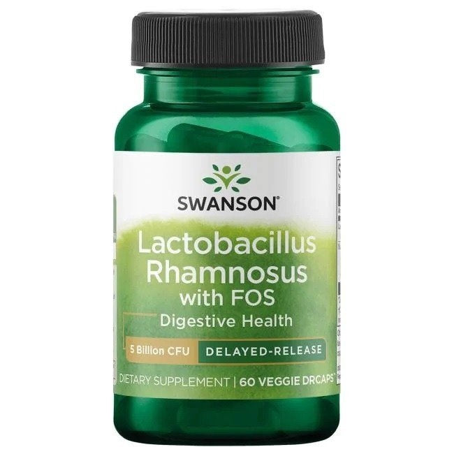 Swanson Lactobacillus Rhamnosus su FOS 60 kapsulių
