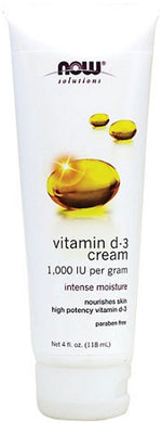 Vitamin D-3 Cream - 118 ml. - NOW Foods