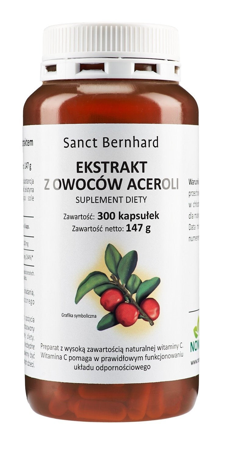 KRAUTERHAUS SANCT BERNHARD Acerola ekstraktas 300 kaps.