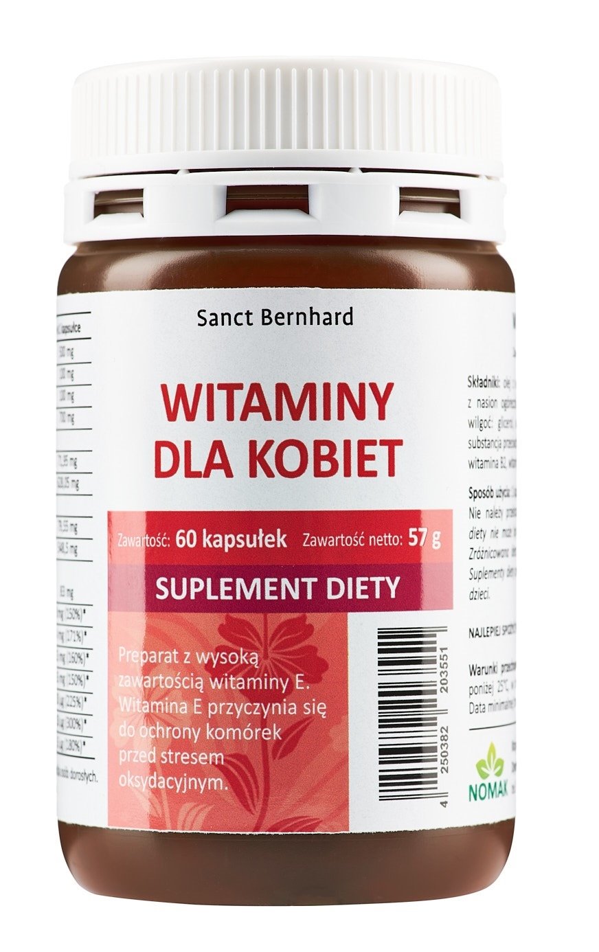 KRAUTERHAUS SANCT BERNHARD Vitaminai moterims 60 kaps.