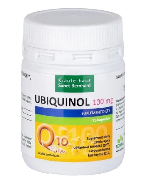 KRAUTERHAUS SANCT BERNHARD Ubiquinol Kaneka QH 100 mg 75 kapsulės
