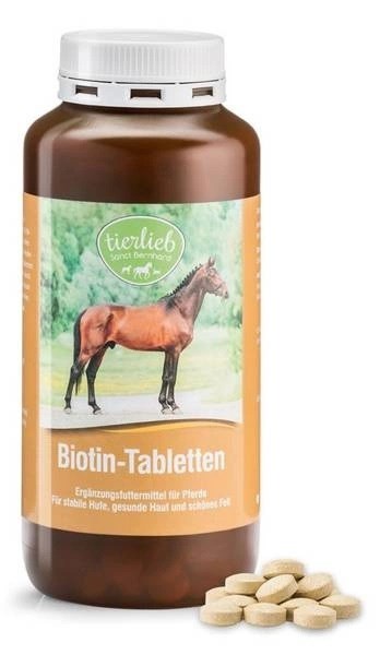 TIERLIEB Biotinas arkliams 500 tablečių
