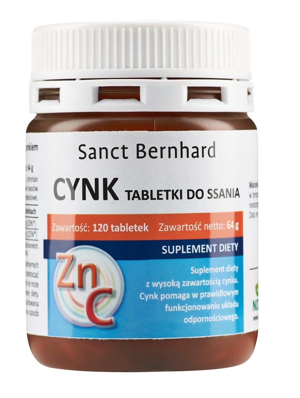 KRAUTERHAUS SANCT BERNHARD Cinkas + Vitaminas C 120 tablečių